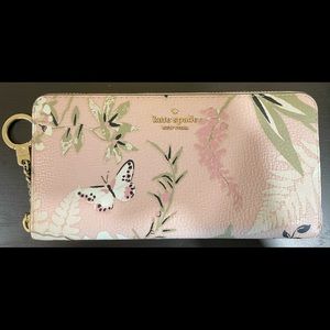 Kate Spade Floral Pink Botanical Neda Wallet